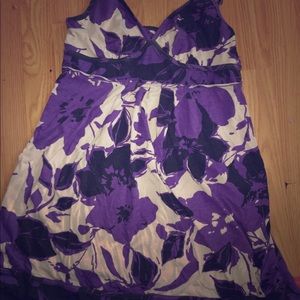 Purple/black/white AE dress